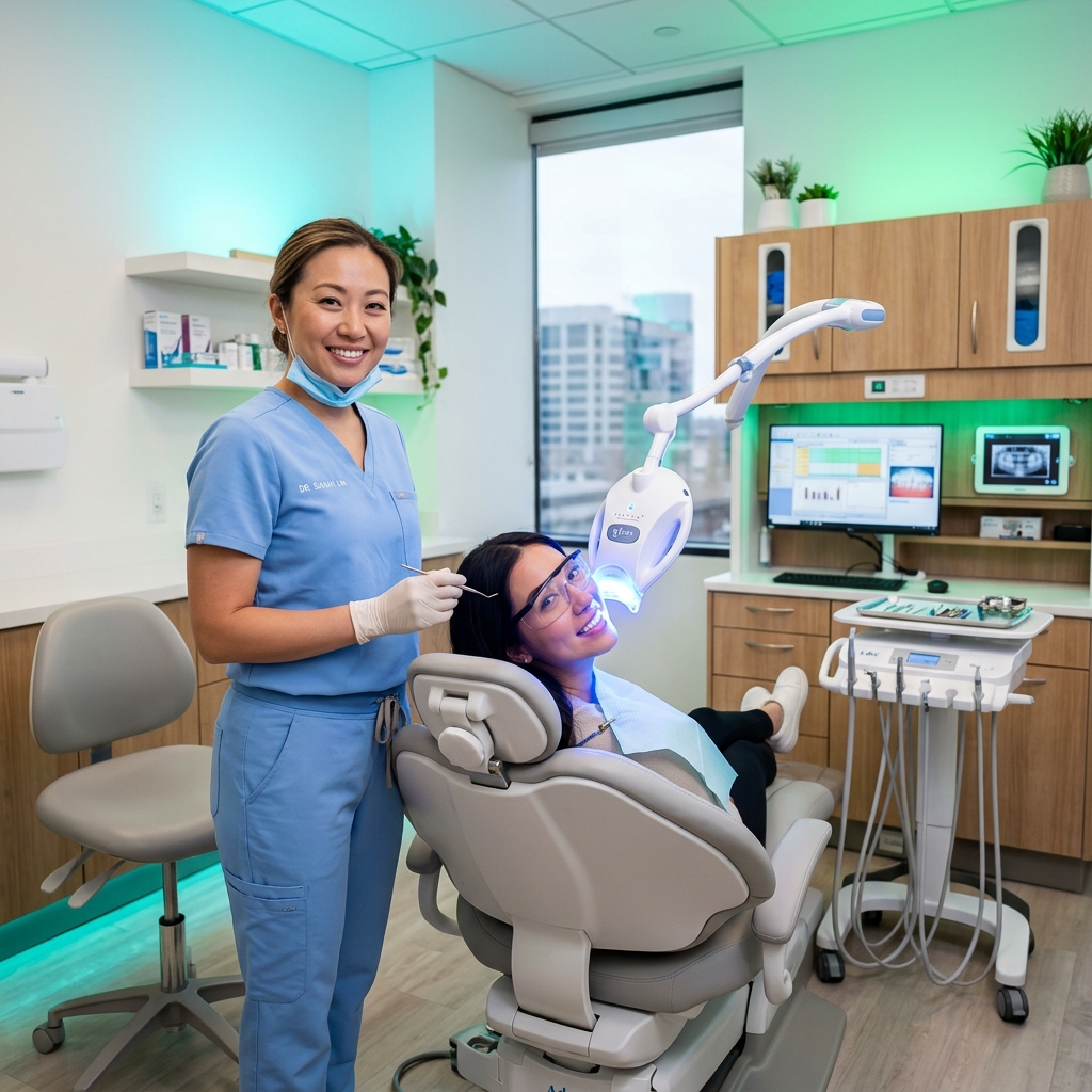 Tratamiento de Blanqueamiento Dental LED en OralVip