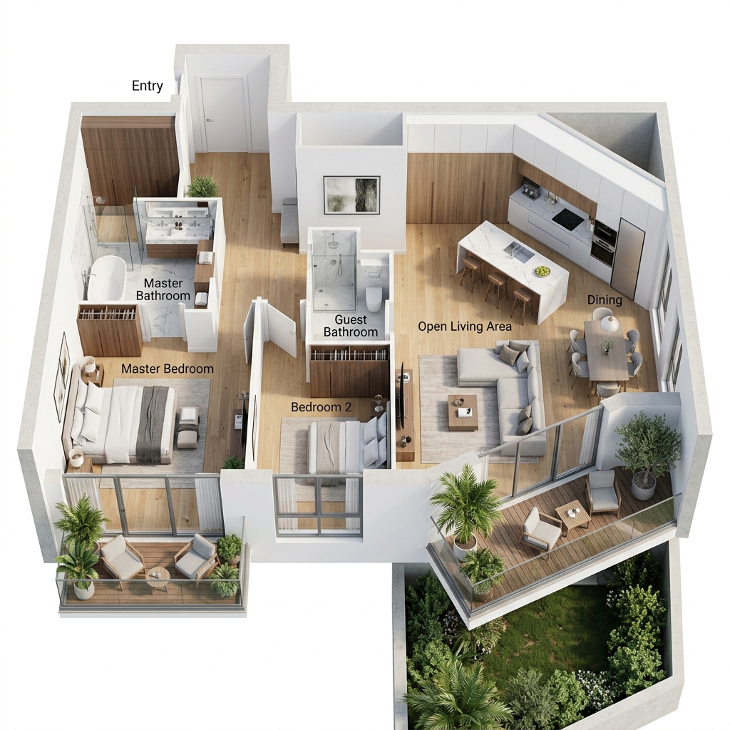 Plano 1 Dormitorio